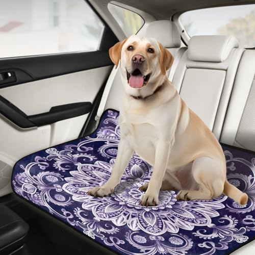 Qilmy Mandala Pet Mat, Waterproof Reusable Dog Training Pad Anti-Slip Pet Creat Pad for Small Medium Large Dogs and Cats - size: Medium+Large