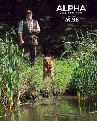 ACME Alpha 211.5 Professional Dog Training Whistle with Enhanced Ergonomic Grip. BPA-Free Plastic. 110 dBA. Long Range. Standardized Frequency. Weatherproof. Made in the UK (Lime Green) - color: Lime Green