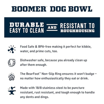 YETI Boomer 8, Stainless Steel, Non-Slip Dog Bowl, Holds 64 Ounces - color: Wetlands Camo