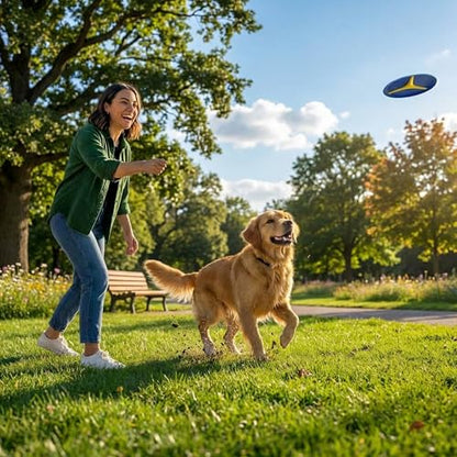 Outward Hound FlyFetch Disc Dog Toy, Durable Rubber, Stand-Alone or Replacement Discs for Launcher, 5", 2-Pack - color: Replacement Disc Purple