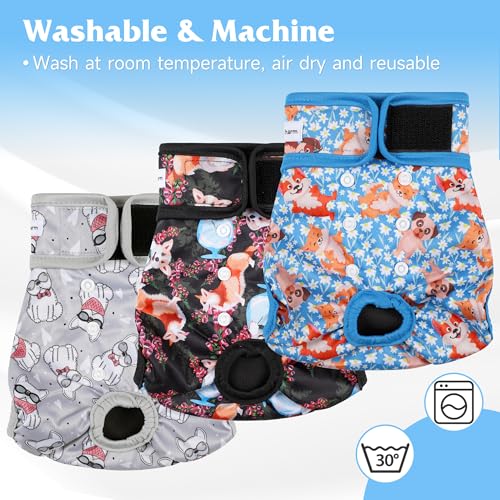 Reusable Female Dog Diaper, Highly Absorbent Doggie Diapers for Female Dogs, Dog Diapers Female X-Large - size: X-Large