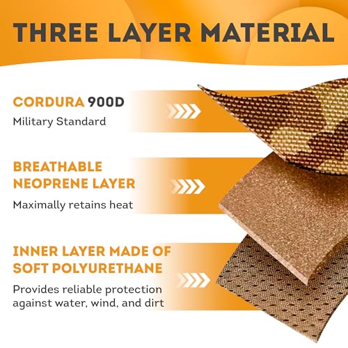 Tactical Dog Harness with Handle, Medium. Desert Camouflage 900D Nylon Tactical Dog Vest Harness. No Pull Breathable Dog Tactical Harness with Adjustable Straps and Quick-Release Buckles - size: Medium