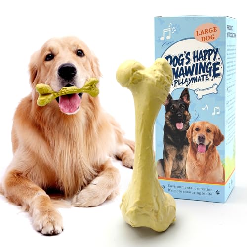 KIMOO Nylon Dog Chew Bone for Long Lasting, Durable Dog Chew Toys for Aggressive Chewers Dogs Treats Bones with Chicken Flavor for Large Dogs Over 33 Ibs, 1 Pack - color: Chicken