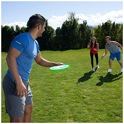 Aerobie Superdisc: Dog Flying Disc, Blue, Green, Pink, Yellow, 10 Inches