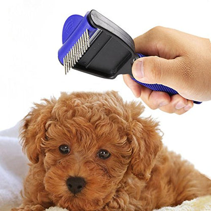 The Desheddinator - Versatile Grooming Tool: Undercoat Rake for Dogs, Cats, and Horses, Deshedding Brush and Comb for Pet Grooming