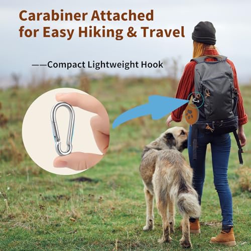 Collapsible Dog Bowl 2-in-1 Travel Portable Silicone Carabiner,Green Brown - color: A-green brown