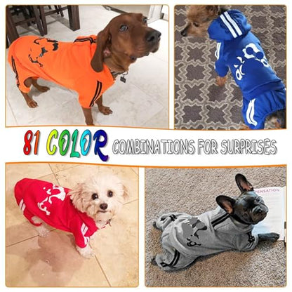2 Pcs Pet Clothes Blind Bag for Dog Cat Puppy Hoodies Coat Doggie Winter Sweatshirt Warm Sweater Dog Outfits,X-Large - size: X-Large