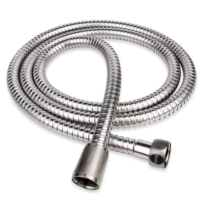 Shower Hose, 90 Inch Extra-Long Stainless Steel Handheld Stainless Steel Insert and Nut,Brushed Nickel Finish - color: Brushed Nickel, size: 90 Inches