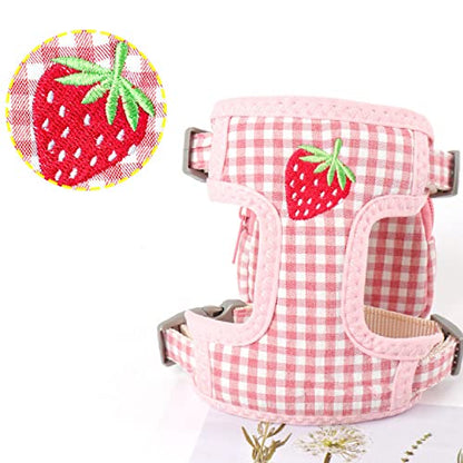 Yuehuam Pet Backpack Harness with Leash for Cat Small Dog Self Mini Carrier Back Pack Pocket Saddle Bags Puppy Bag with Training Lead Leash for Doggie Outdoor Travel Hiking Walking - color: Pink