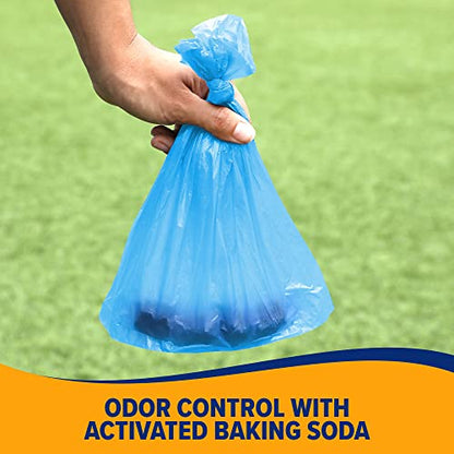 Arm & Hammer Durable Disposable Dog And Cat Waste Bags With Activated Baking Soda, 180 Dog Poop Bags, 9 x 14 Inches, Blue (Pack of 2) - color: Blue, size: 1 Count (Pack of 360)