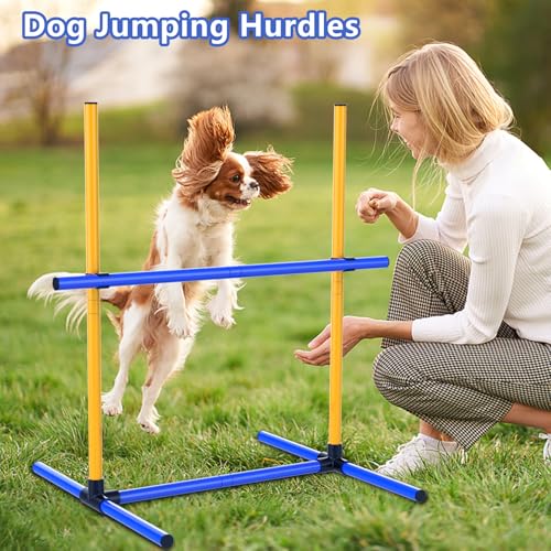 Adjustable Dog Agility Hurdles with Carry Bag, 4 Sets - size: 4-Sets Hurdles