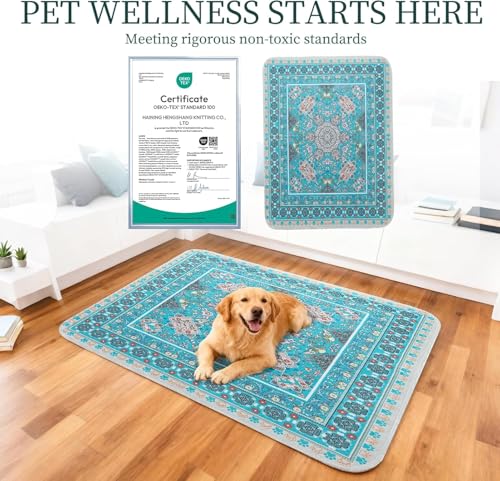 Homimp Washable Pee Pads for Dogs, 6 Pack Reusable Puppy Pads Waterproof, Absorbent and Leakproof Dog Pee Pads, Non Slip Puppy Training Pads, Pet Mat for Floor,Crate,Couch,Whelping,Blue, 16"x24" - size: 16"x24"(Pack of 6)