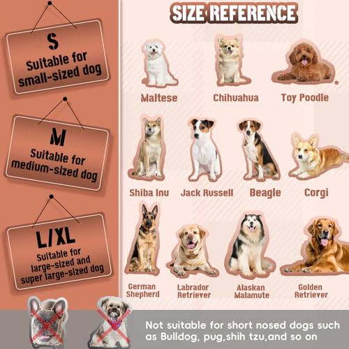 Dog Muzzle Basket Air Muzzle for Large Dogs, Anti Chewing (Coffee, L) - color: Coffee, size: L