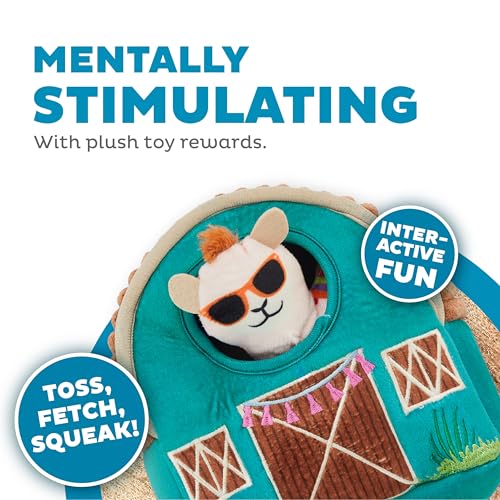 Outward Hound Hide A Llama Plush Dog Toy Puzzle - color: Llama