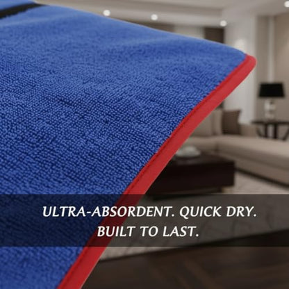 Dog Bathrobe Super Absorbent Quick Dry Microfiber Pet Drying Towel Adjustable Straps XS-XL (Blue,Small (16.5-27.6 lbs)) - color: Blue, size: Small (16.5-27.6 lbs)