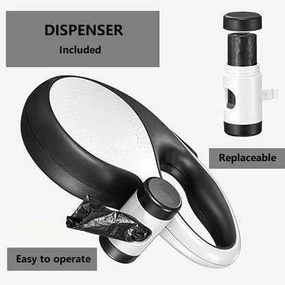 OUTnWILD Retractable Dog Leash - Retractable Dog Leash 16ft for Breeds Up to 66lbs. 360° Tangle Free Design with One Touch Quick-Lock Braking System&Anti-Slip Handle (White) - color: White