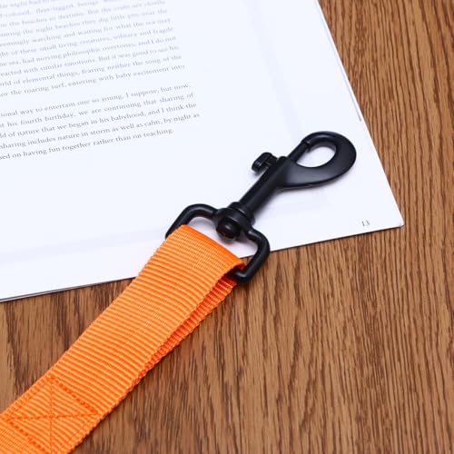 jojofuny Heavy Duty Pet Rope Dog Leash with Reflective Stitching Padded Handles for Large and Medium Dogs Metal Clip for Training and Safe Walking Control