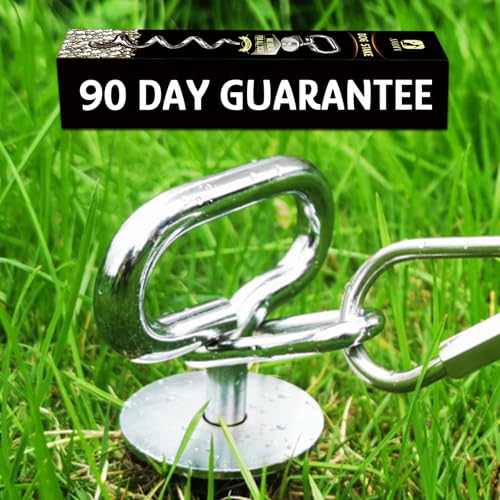 【90 Day Guarantee】 Heavy Duty Dog Tie Out Stake, No Break Dog Stake for All Dogs, Pet Anchor Yard Stake for Cable Beach Ground Outdoor Garden Sand