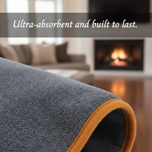 Dog Bathrobe Super Absorbent Quick Dry Microfiber Pet Drying Towel Adjustable Straps XS-XL (Gray,XS (8.8-16.5 lbs)) - color: Gray, size: XS (8.8-16.5 lbs)