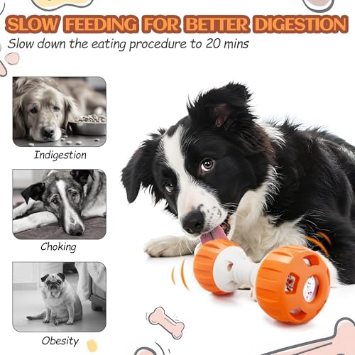 ALL FOR PAWS Dog Frozen Treat Toy, Dog Puzzle Food Ball Toy for Small Medium Large Dogs, Reusable Treat Dispensing Dog Toys to to Keep Them Busy and Reduces Anxiety, Dog Licking Toy, Easy to Clean