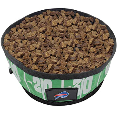 Pets First NFL Collapsible Pet Bowl - color: Buffalo Bills, style: 1 Pack