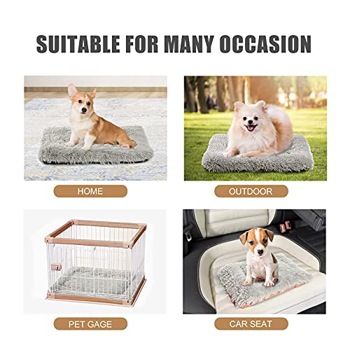 Self Warming Cat Bed, Foldable Self Heated Cat Mat Extra Warm Thermal Heating Pet Pad 24 x 20 inch for Indoor Outdoor Cats, Non-Slip Bottom Washable Non Electric Brown - color: Brown
