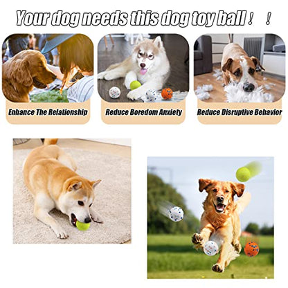 Indestructible Floating Bouncy Dog Balls for Small Breed Puppies - Lightweight, Durable, Odourless - 2.5" (4 Pack) - size: 4PCS Durable Fetch Dog Ball