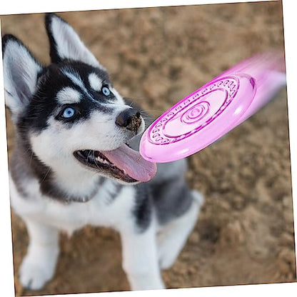 Didiseaon 2pcs Outdoor Dog Flying Disc Toy Soft Chewing Toy for Puppies and Dogs for Active Playtime and Training Lightweight and Safe for Outdoor Fun