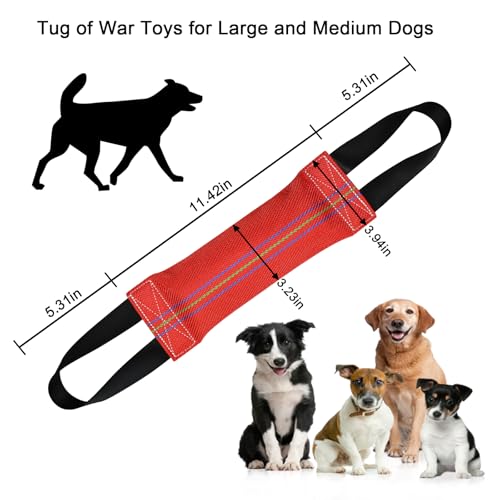 Floating Dog Toy for Pool, Medium & Large Dogs, Lightweight Interactive Tug of War, Fetch & Retrieving Water Toy for Beach, Dock Diving & Outdoor Training