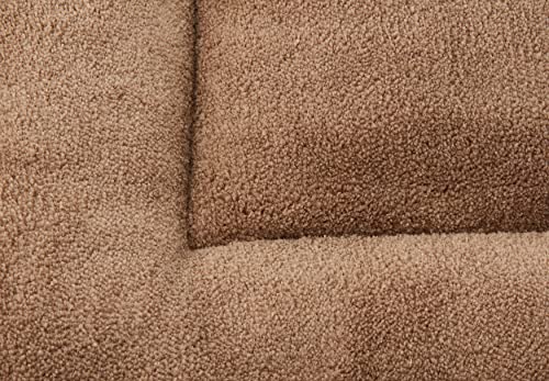 MidWest Homes for Pets Deluxe Micro Terry Pet Bed, Dog Bed & Crate Mat, Taupe, 22-Inch (Pack of 4) - size: 22 inch (Pack of 4)