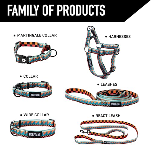 Wolfgang Heavy Duty, Adjustable Dog Collar with Quick Release Nylon Buckle for Walking & Training, BuenaOnda Print, Small - color: BuenaOnda Print, size: Small (5/8 Inch x 8-12 Inch)