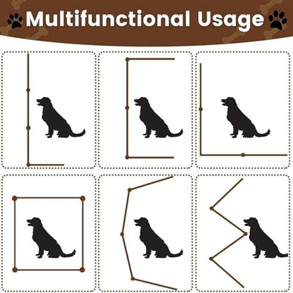 Extra Wide Clear Dog Gate 31" Tall Clear Acrylic Freestanding Dog gate Transparent Pet Gate for Doorways Stairs 4 Panel(55"-92" W) - size: 31"H x 96"W (4 Panels x 24"W Each)