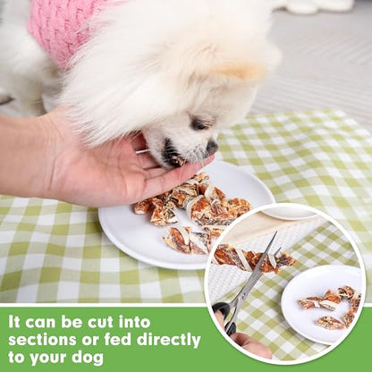 MON2SUN Dog Treats, Triple Flavor Jerky Twist Sticks, 5-7 Inch Chicken Duck and Codfish Sticks Chews for Small Dogs, Healthy Snacks, 10.58 oz (15 Count-Pack of 1) - size: 10.58 Ounce (Pack of 1), style: 5-7 Inch