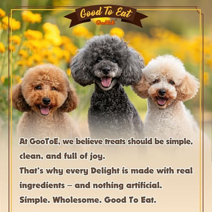Gootoe Turkey Tendons for Dogs –All-Natural, Hypoallergenic Dog Treats, Rawhide Alternative, Long Lasting Puppy Chews, Healthy Dog Treats for Small Breeds, Ring (S), 6 Count Pack - size: 2.54 Ounce (Pack of 1)