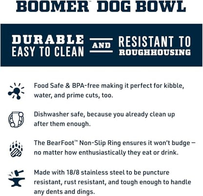 YETI Boomer 8, Stainless Steel, Non-Slip Dog Bowl, Holds 64 Ounces - color: Desert Bloom