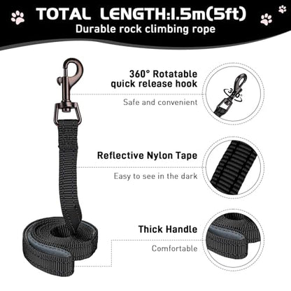 Soft Mesh Dog Harness and Leash Set, No Pull Puppy Harness and Leash Set, Reflective Step in Harness for Small Medium Dogs, Easy Walk Escape Proof Vest Harnesses (Black, S) - color: Black, size: S