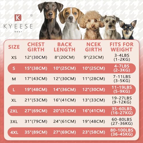 KYEESE Dog Christmas Sweater with Snowman Design, Turtleneck Dog Sweater for Small Dogs. Cozy Holiday Outfit, Red Buffalo Plaid Knitwear with Leash Hole, Soft Warm Festival Pet Clothes, Large - color: 4# Snowman, size: Large (11-19lbs)