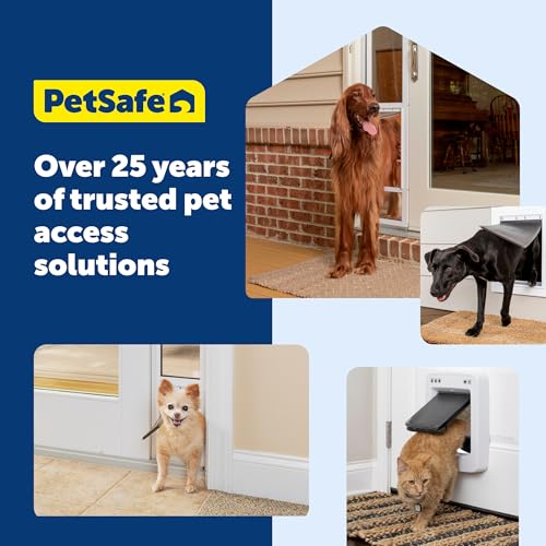 PetSafe Dog Door for Screen Door Size Large for Dogs and Cats up to 100 lb Use in Screen Doors Window Screens and Porch Screens - size: Large (Pack of 1)
