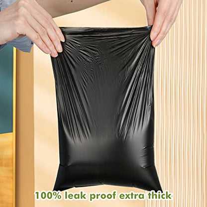Sherr 20 Boxed Rolls 4000 Counts Dog Poop Bags Bulk Leak Proof Dog Waste Bags Universal Pet Doggy Waste Poop Box for Puppy Pets Outdoor Walking and Travel, 20 Rolls of 200(Black) - color: Black