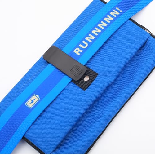 Hands Free Dog Leash, Heavy Duty with Waist Belt & Storage Pouch, Strong Pull Control, Two Handles Bungee for Running & Walking, Big & Medium Dogs, Blue - color: Royal Blue