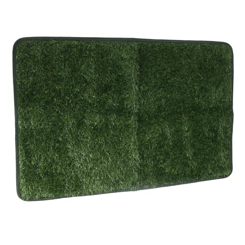 Zerodis Dog Training Potty Pad Tray with Replacement Grass, Pet Turf Toilet System for Dogs and Small Pets Litter Box