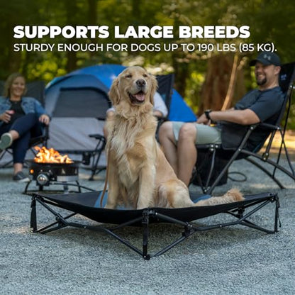 Outland Living Elevated Dog Bed – Durable, Weather-Resistant Pet Cot with Breathable, Joint-Supporting Design | Rust-Resistant, Easy Assembly, Perfect for Outdoor Adventures, Camping, and Home Use