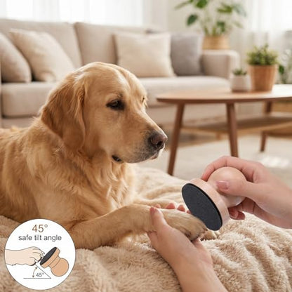 7PCS Nail File for Dogs, Dogs Nails File Scratch Board | Dogs Nail File with 6 Replaceable Discs Dogs Nail File for Dog Scratch Pad for Nail Care Ensures Smooth and Healthy Nails