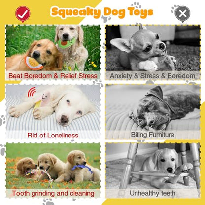 MRSOHRET 18 Pack Dog Toys Puppy Teething Toys, Puppy Essentials Chew Toy Bundle with Squeaky Toy and Interactive Rope for Small Dogs to Keep Them Busy - style: puppy toys 18pcs