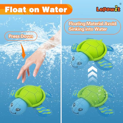 Dog Pool Toys, Floating Water Toys for Dogs, Squeaky Dog Toys for Water or Pool, Outdoor Beach Interactive Dog Toys for Small and Medium Dogs – Turtle - style: A-Turtle