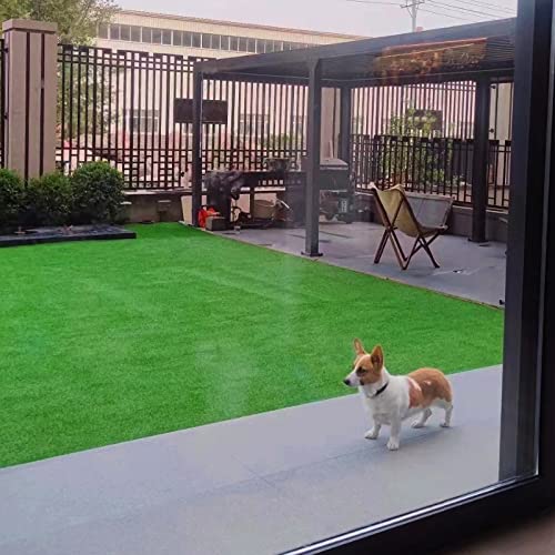 FREADEM Artificial Grass Turf for Pet Dogs 3' x 5', Fake Grass Lawn with Drain Holes, Indoor Outdoor Synthetic Grass Mat for Garden Gym Patio Balcony Playground Backyard, Height 0.8 Inch - size: 3' x 5'