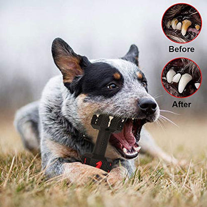 Dog Chew Toys for Aggressive Chewers,Food Grade Non-Toxic Dental Pet Toy,Tough Durable Indestructible Dog Toys for Medium Large Dogs.Black. - color: XLarge 7.8IN Black