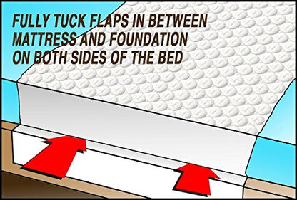 RMS Ultra Soft 4-Layer Washable and Reusable Incontinence Bed Pad - Waterproof Bed Pads, 34"X36" with Two 18" Flaps - size: 34 x 36 Inch with Flap