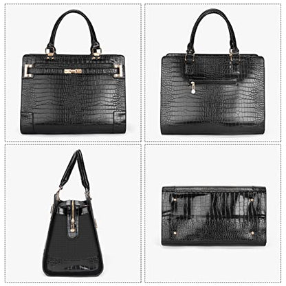 Fashion Pet Carrier Dog Cat Carrier Purse Soft-Sided Leather Handbag Pet Tote Bag for Small Dogs Puppy and Cat TSA Airline Approved - color: Black 3