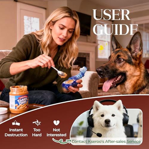 Kseroo Indestructible Dog Toys for Aggressive Chewers: 2-Pack Tough Chew Toy for Large Dogs, Heavy Duty Long-Lasting Dog Bones for Large Breed, Dog Toys to Keep Them Busy - color: Purple & Blue